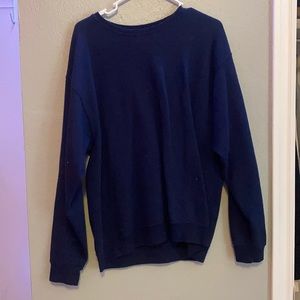 Navy blue sweatshirt